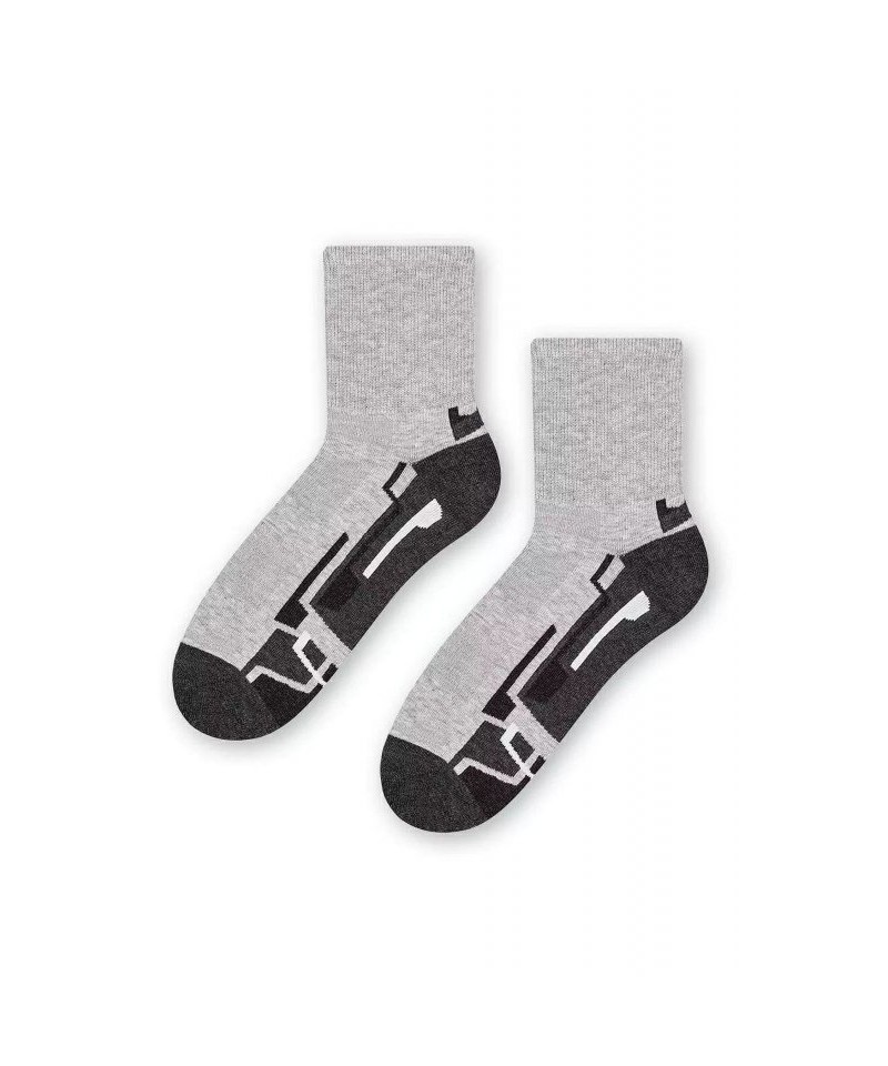 Steven Sport 060 280 šedé Chlapecké ponožky