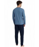 Henderson Insure 40963-55X modro-tmavě modré Pánské pyžamo