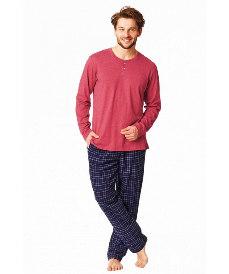 E-shop Key Mns 451 B22 Pánské pyžamo