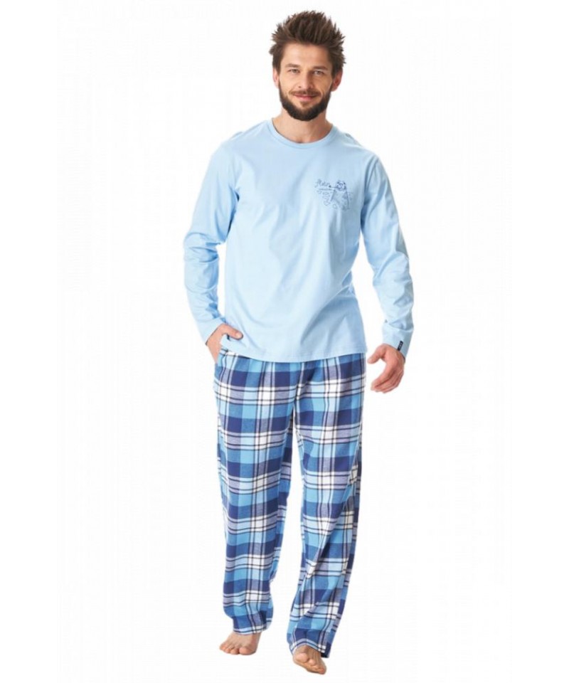 E-shop Key MNS 615 B23 Pánské pyžamo