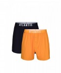 Atlantic 025 2-pak gra/žluté Pánské boxerky