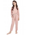 Taro Chloe 3050 růžové Dívčí pyžamo