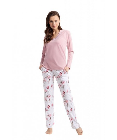 Luna 675 růžové Dámské pyžamo