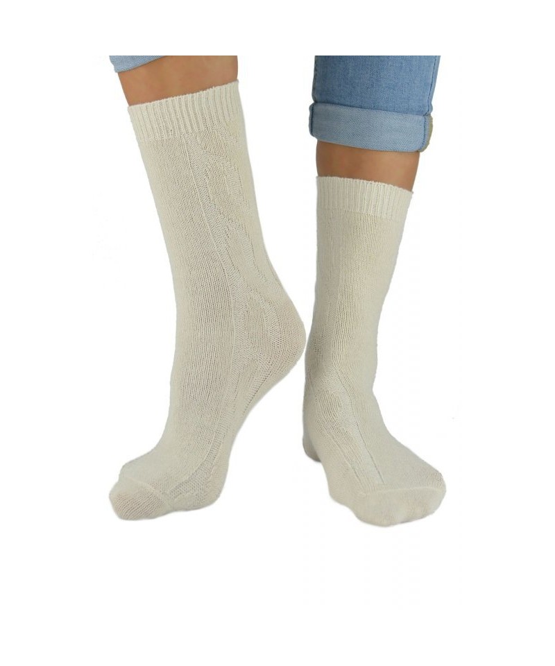 E-shop Noviti SW 002 W 02 světle béžové Dámské ponožky