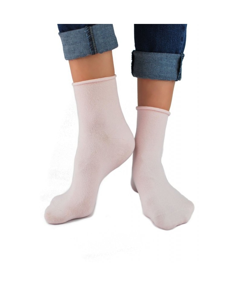 E-shop Noviti SB 014 W 06 světle růžové Dámské ponožky
