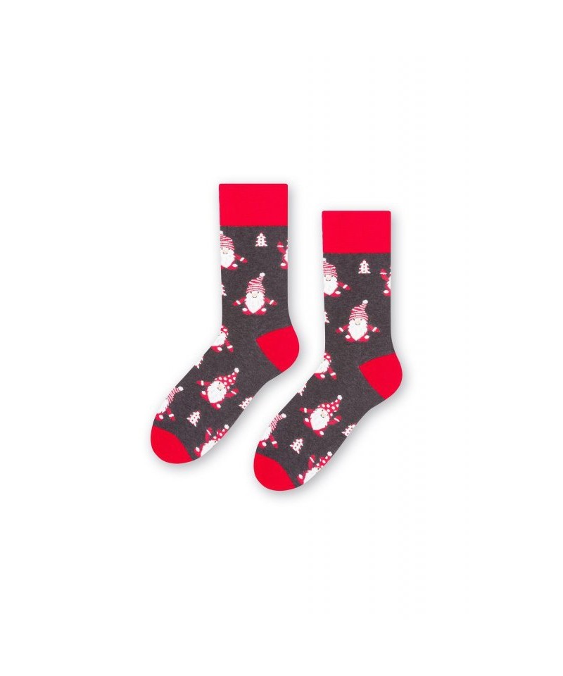 E-shop Steven 136 125 skřítci šedé Pánské ponožky