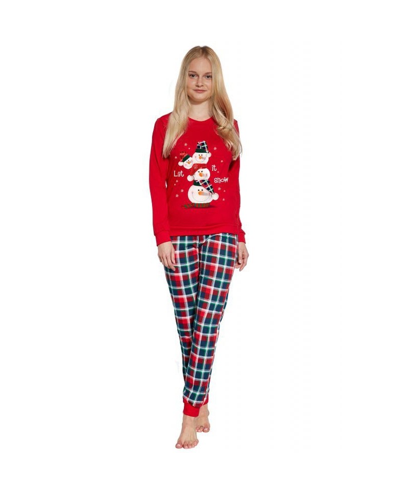 E-shop Cornette kids Snowman2 594/172 Dívčí pyžamo