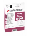 Sesto Senso Hiver 40 DEN Punčochové kalhoty grafitové