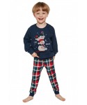 Cornette Young Boy 966/154 Snowman 2 134-168 Chlapecké pyžamo