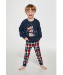 Cornette Kids Boy 593/154 Snowman 2 86-128 Chlapecké pyžamo