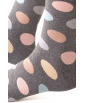Steven 123 065 puntíky šedé Dámské ponožky