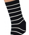 Noviti SB 047 W 02 proužky černé Dámské ponožky