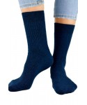 Noviti SB 041 M 02 proužky melanžově tmavě modré Pánské ponožky