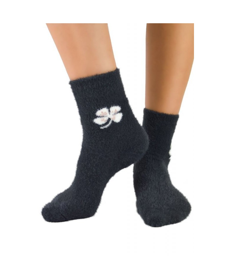 E-shop Noviti SB 054 W 01 jetel šedé Dámské ponožky