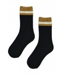 Noviti SB 050 W 01 černo-zlaté Dámské ponožky