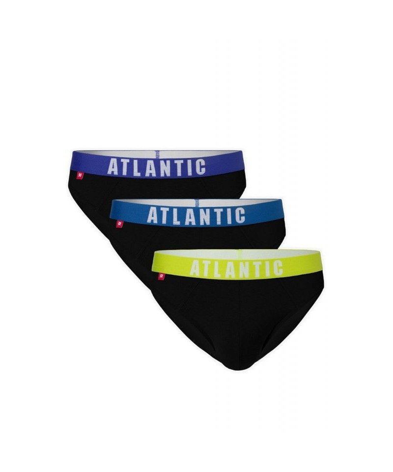 E-shop Atlantic 094 3-pak gran/grat/gral Pánské slipy