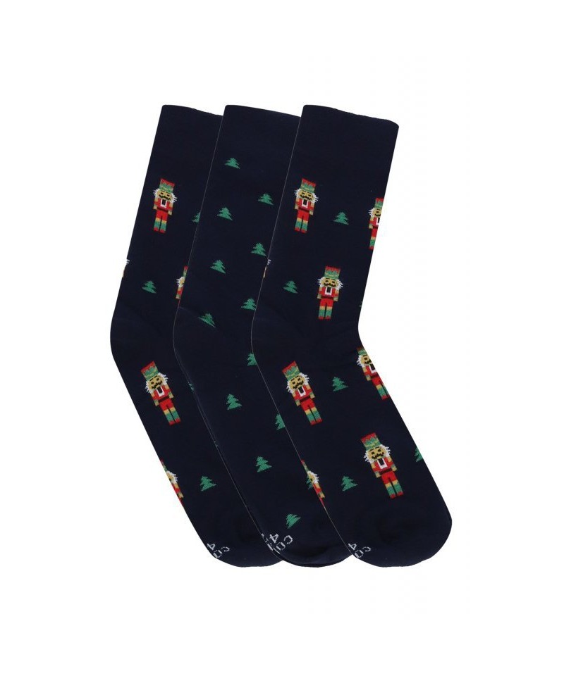 E-shop Cornette Premium Louskáček 3-pak Oblekové ponožky
