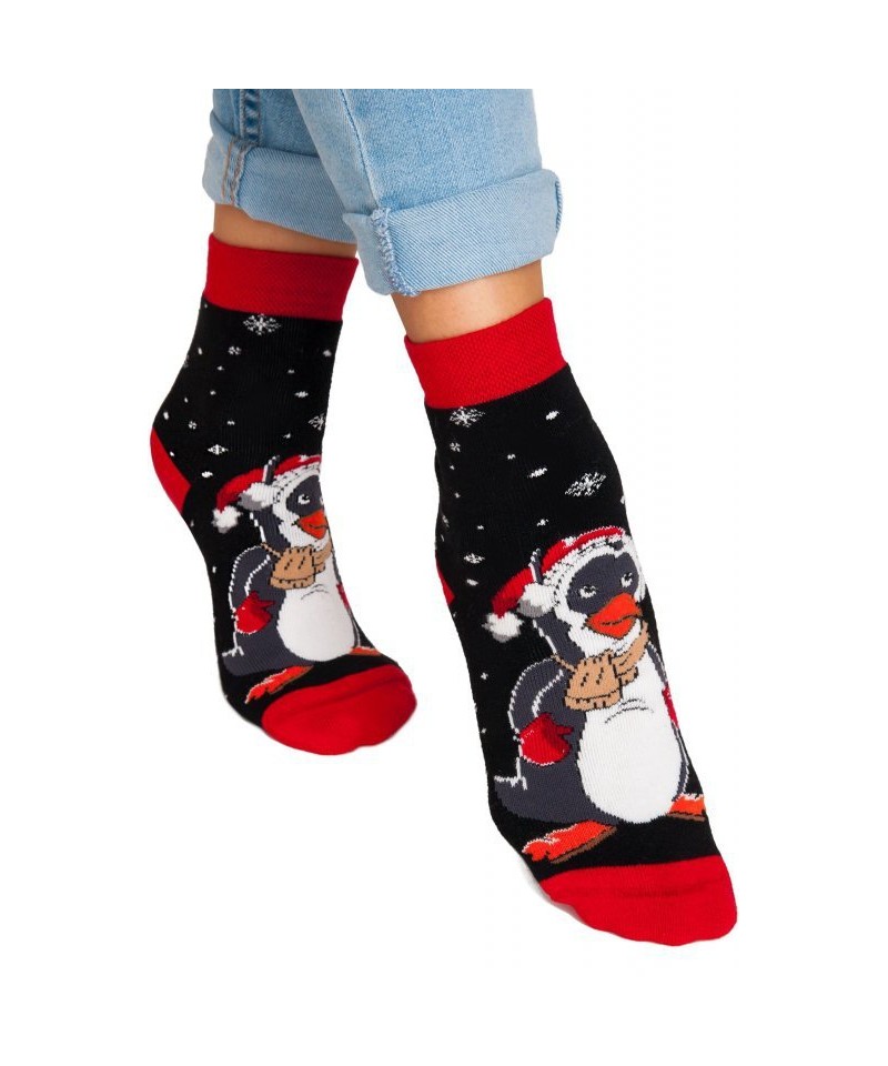 E-shop Noviti Frotta SF 012 U 02 tučňák černé Dětské ponožky