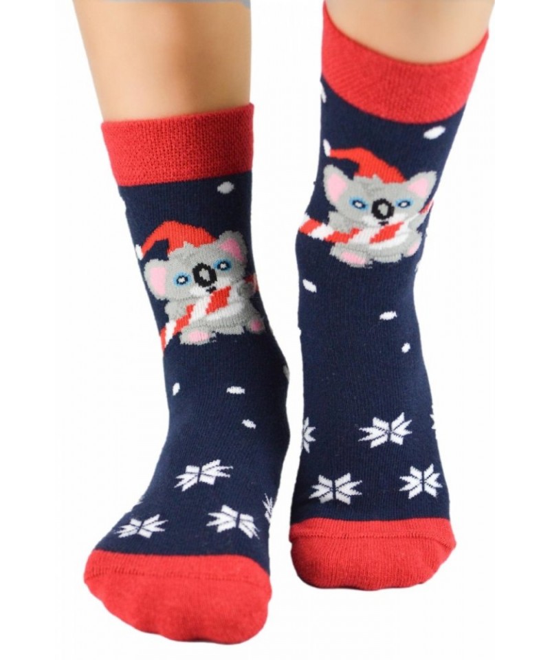 E-shop Noviti SB060 Xmas Dětské ponožky