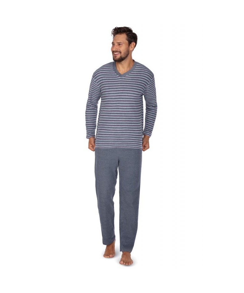Regina 450 tmavě modré Pánské pyžamo