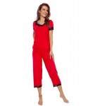 Eldar Aster červeno-černé Dámské pyžamo