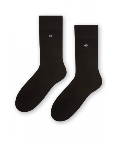 Steven 056 099 černé Pánské oblékové ponožky