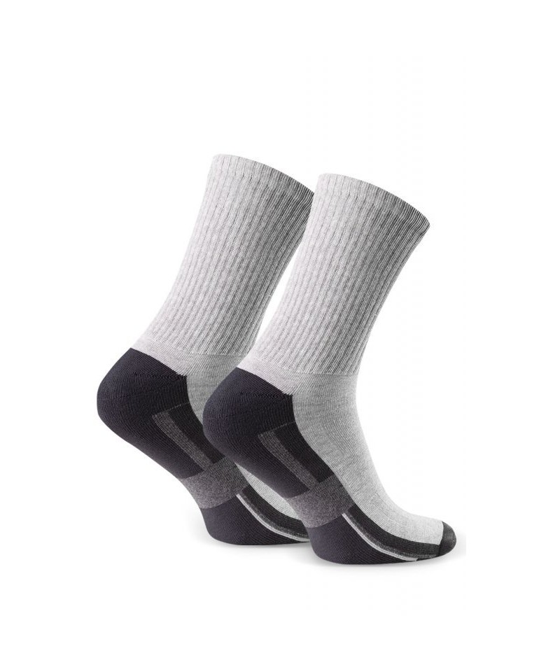 Steven Froté 047 114 světle šedé Pánské ponožky