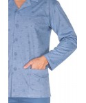 Regina 444 modré plus Pánské pyžamo