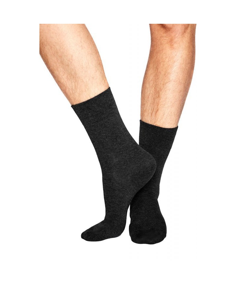 E-shop Henderson Classic Palio 17917 v03 grafitový melanž Oblekové ponožky