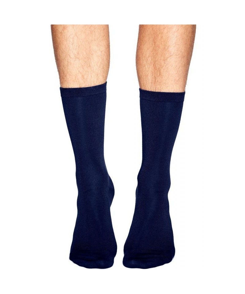 E-shop Henderson 23569 tmavě modré Oblekové ponožky