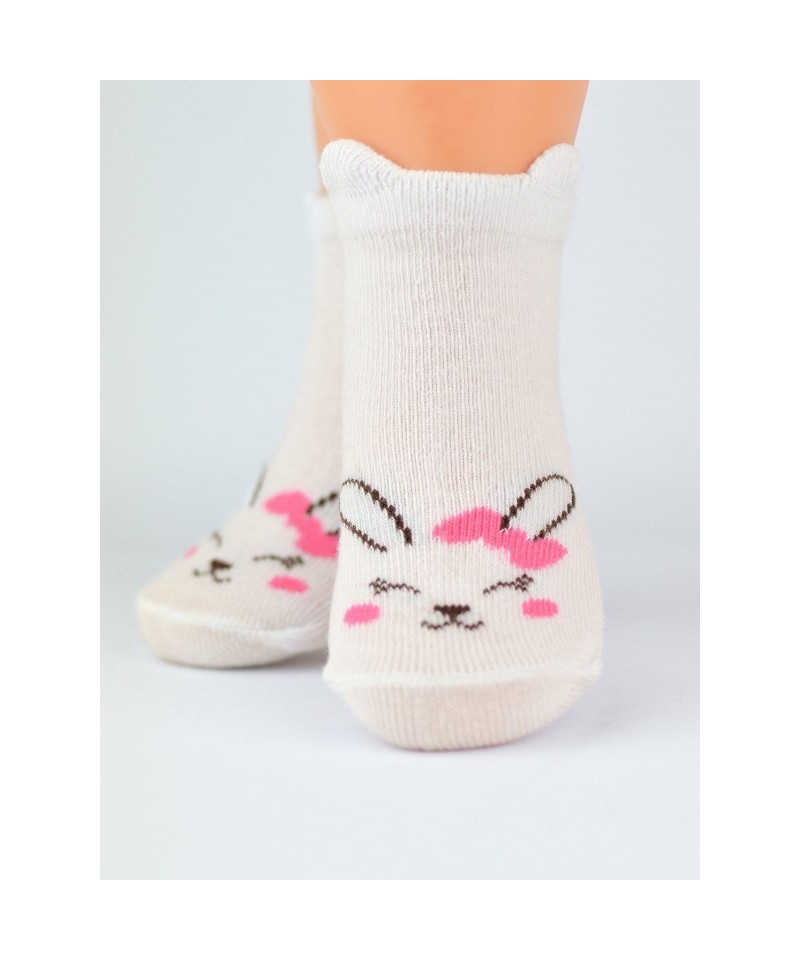 E-shop Noviti SB019 M2 Girl Králík 0-18 měsíce Dětské ponožky