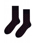 Steven valentýnské 136 009 rdce černé Pánské ponožky