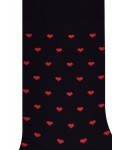 Steven valentýnské 136 009 rdce černé Pánské ponožky