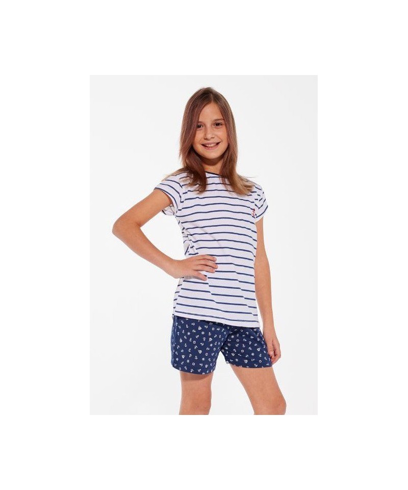 E-shop Cornette Young Girl 246/103 Marine 134-164 Dívčí pyžamo