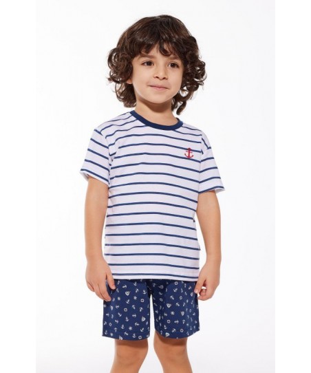 Cornette Young Boy 802/111 Marine 134-164 Chlapecké pyžamo