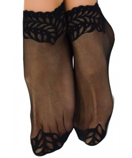Noviti SN 035 W 01 krajka černé Dámské ponožky