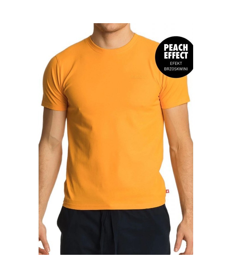 E-shop Atlantic 034 světle oranžové Pánské tričko
