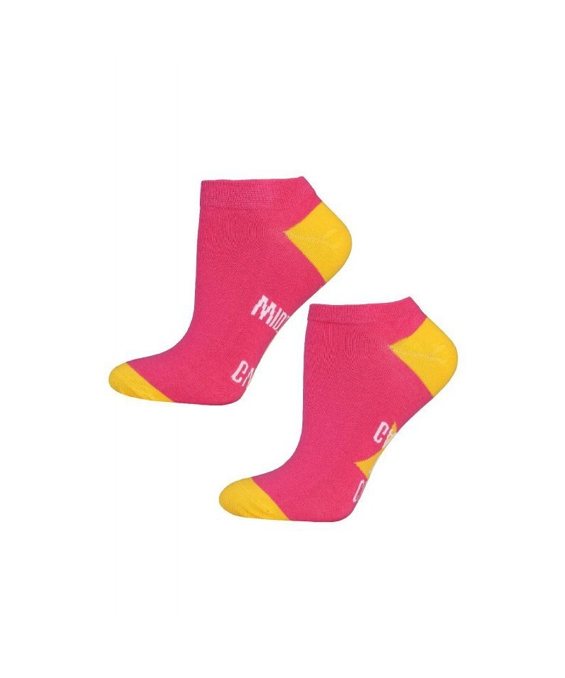 E-shop Moraj CSD 170-546 s Nápisem Dámské kotníkové ponožky