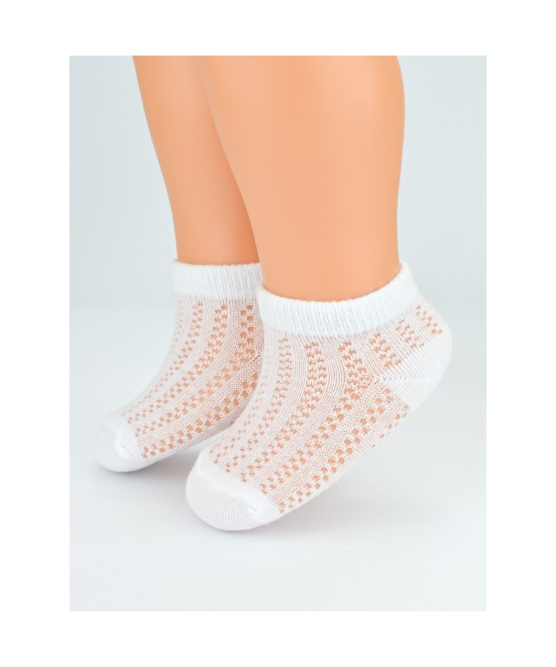 E-shop Noviti SB072 Ažurové 0-12 měsíce Dívčí ponožky