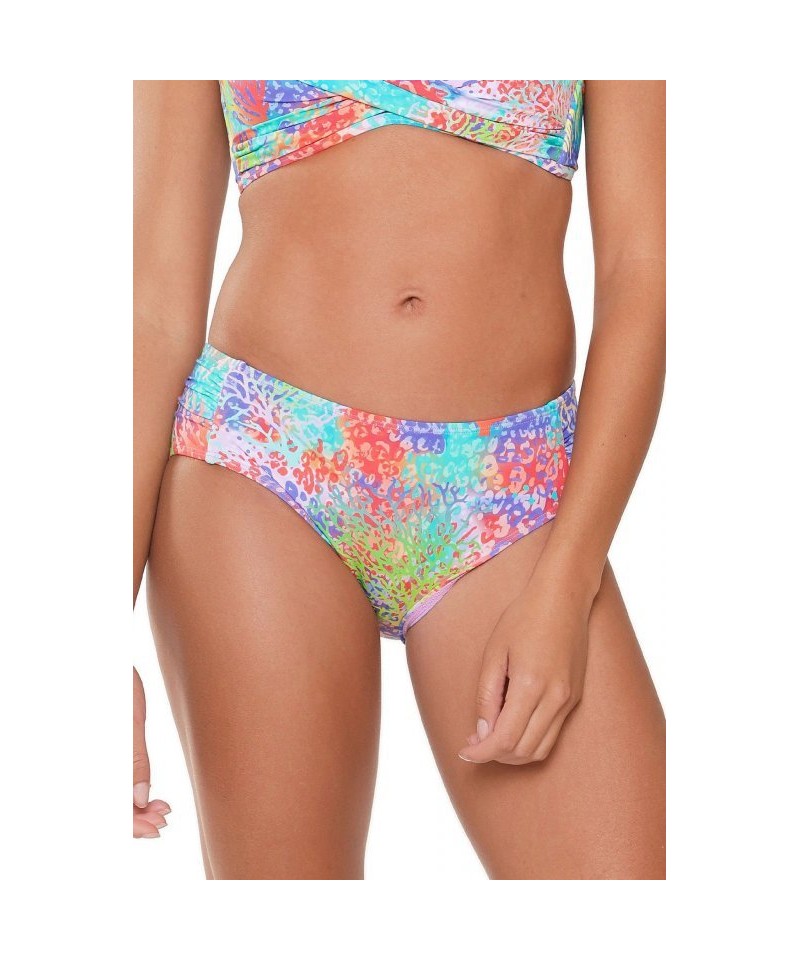 E-shop Lingadore 7207SH coral leopard print Plavkové kalhotky
